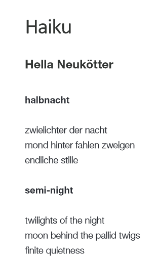 Haiku from Hella